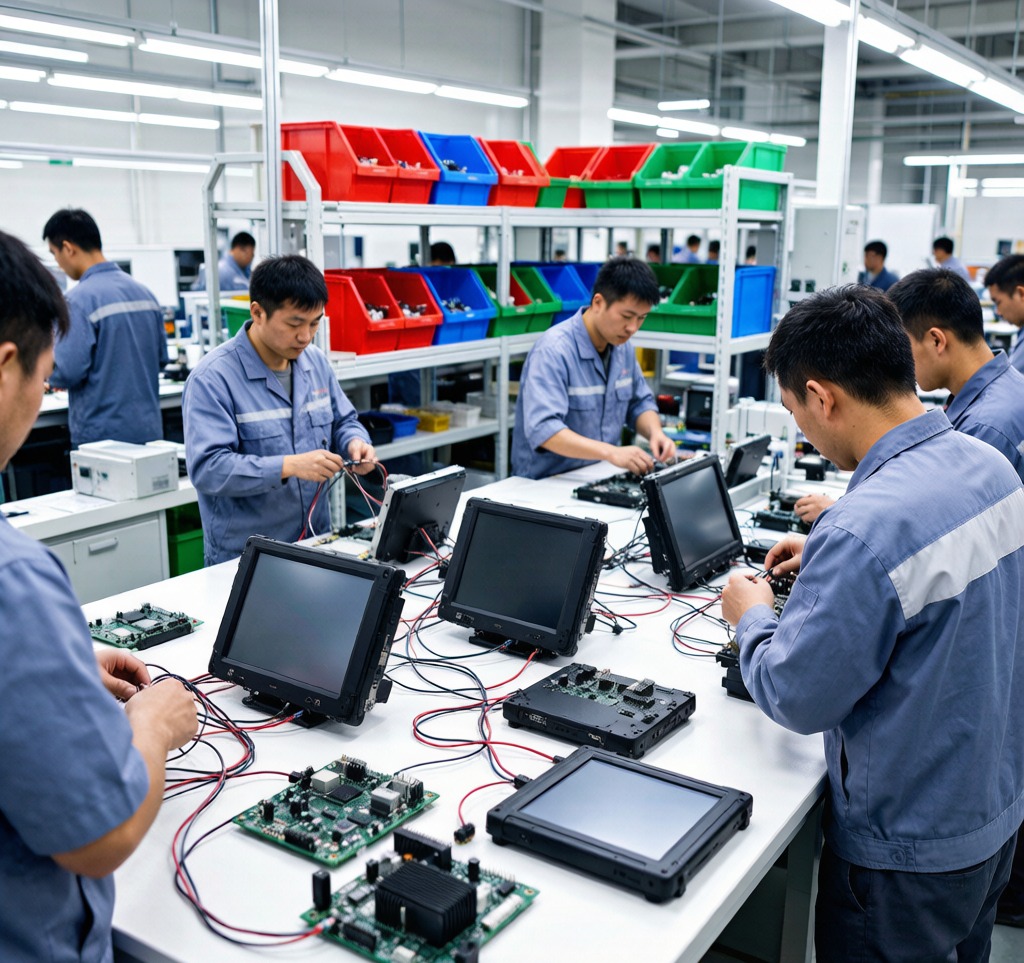 Production line assembly